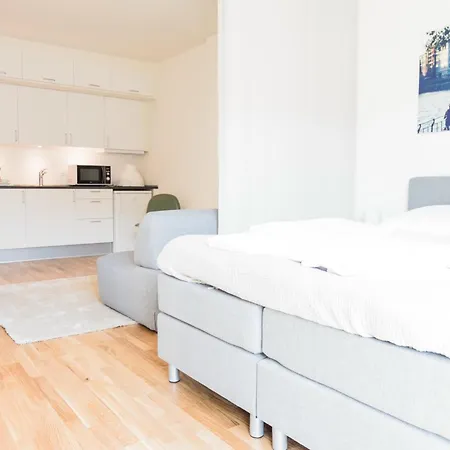 Cool Studio-apartment In Fredriksberg Wbalcony Apartment